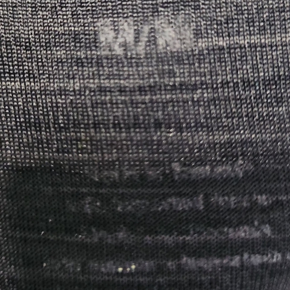 Haggar Black and Gray Polo Shirt Lightweight Performance Size Medium - Picture 3 of 4